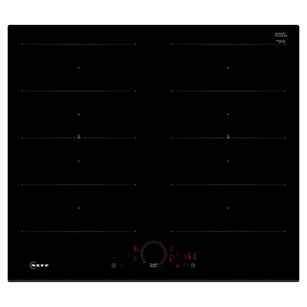 Neff  60cm N70 FlexInduction Hob T66FHX4L0 - Black