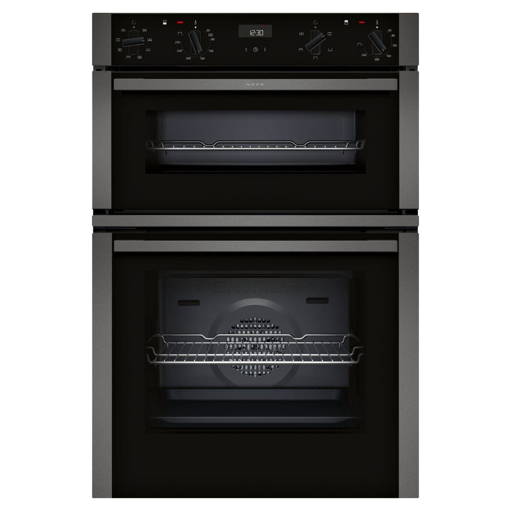 Neff  N50 CircoTherm Built In Double Oven U1ACE2AG3B - Graphite