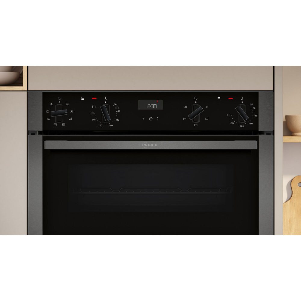 Neff N50 CircoTherm Built In Double Oven U1ACE2AG3B - Graphite Neff N50 CircoTherm Built In Double Oven U1ACE2AG3B - Graphite