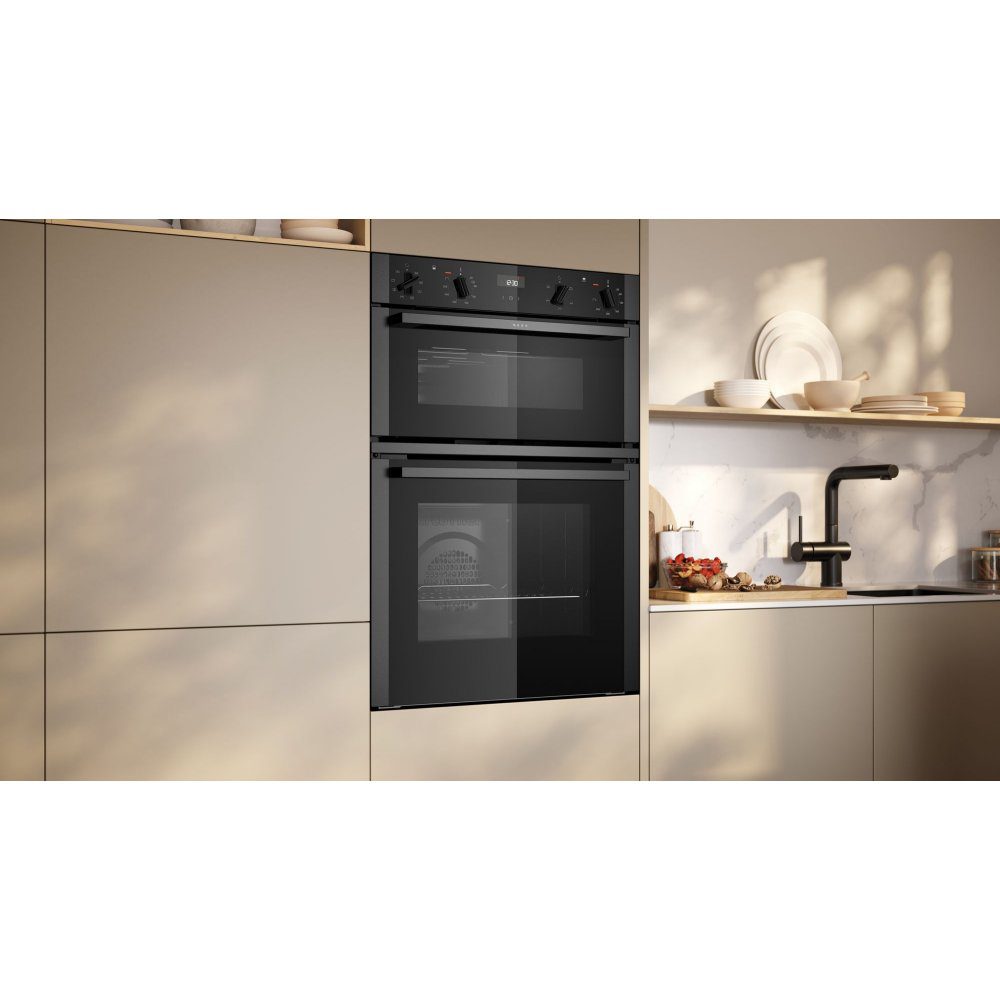 Neff N50 CircoTherm Built In Double Oven U1ACE2AG3B - Graphite Neff N50 CircoTherm Built In Double Oven U1ACE2AG3B - Graphite