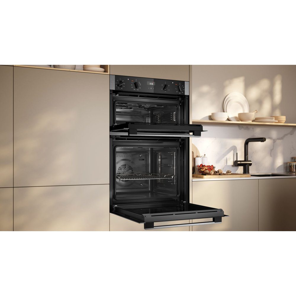 Neff N50 CircoTherm Built In Double Oven U1ACE2AN3B - Stainless Steel Neff N50 CircoTherm Built In Double Oven U1ACE2AN3B - Stainless Steel