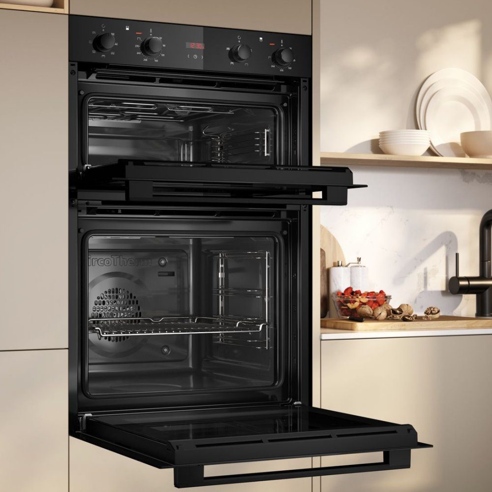Neff N30 CircoTherm Built In Double Oven U1DCC0AK3B - Black Neff N30 CircoTherm Built In Double Oven U1DCC0AK3B - Black