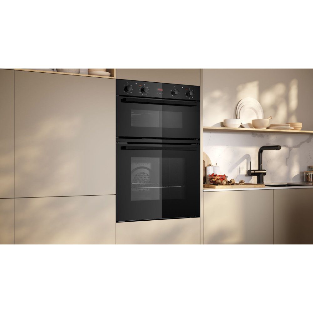 Neff N30 CircoTherm Built In Double Oven U1DCC0AK3B - Black Neff N30 CircoTherm Built In Double Oven U1DCC0AK3B - Black