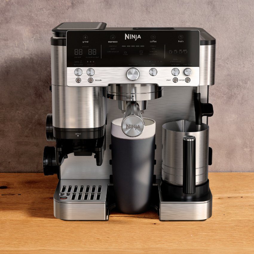 Ninja Freestanding Fully Automatic Coffee Machine ES601UK - Stainless Steel Ninja Freestanding Fully Automatic Coffee Machine ES601UK - Stainless Steel