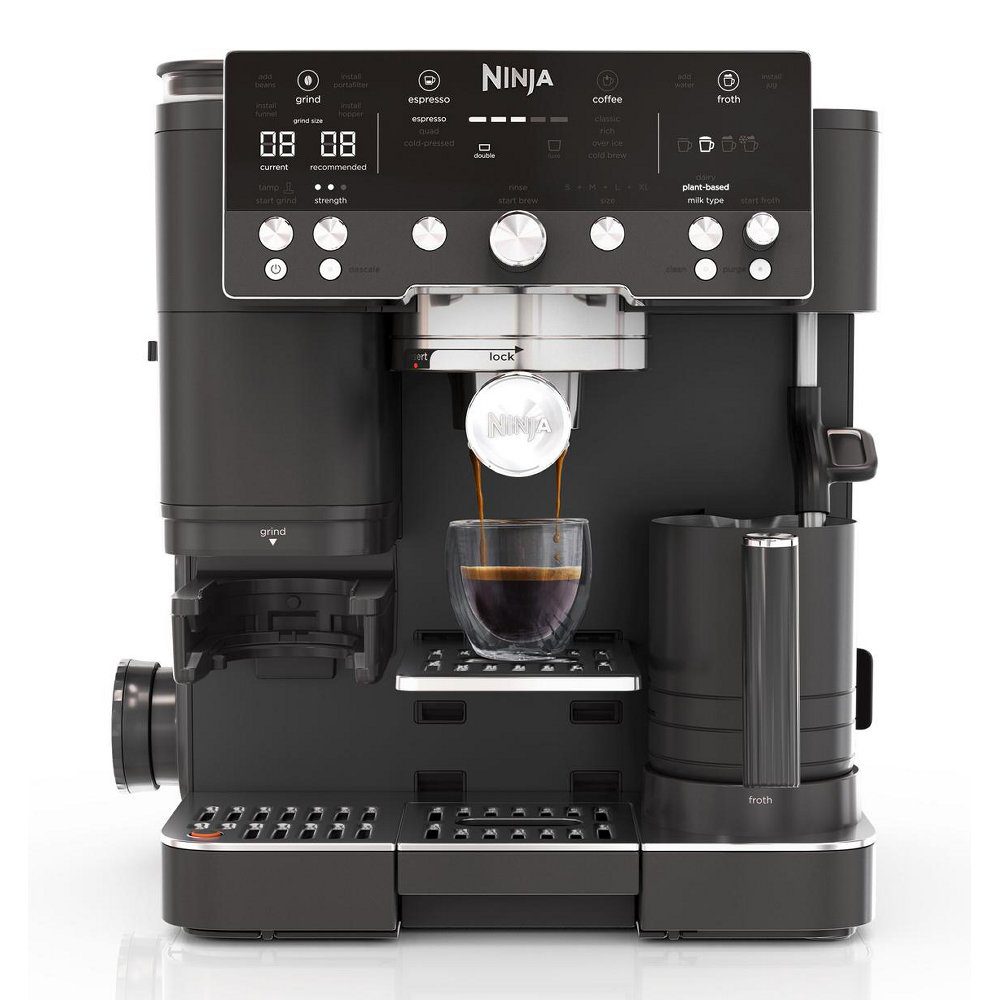 Ninja  Freestanding Fully Automatic Coffee Machine ES601UKBK - Black