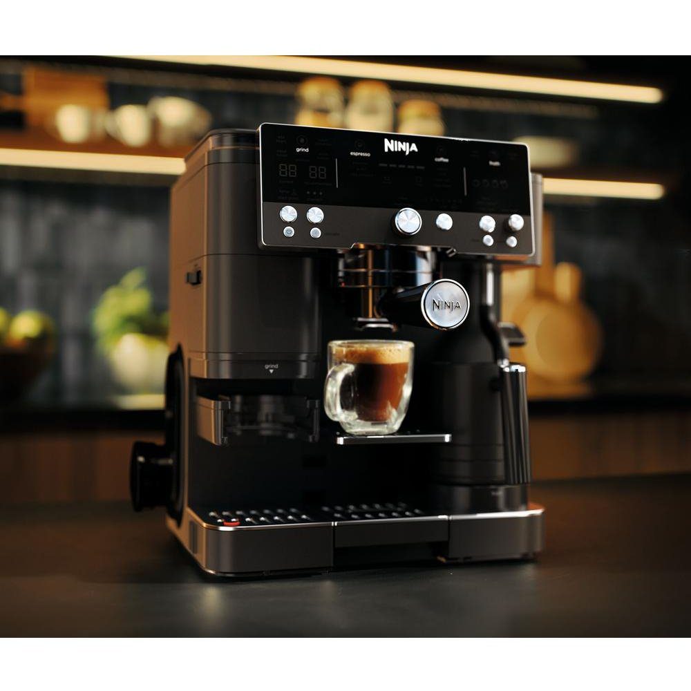 Ninja Freestanding Fully Automatic Coffee Machine ES601UKBK - Black Ninja Freestanding Fully Automatic Coffee Machine ES601UKBK - Black