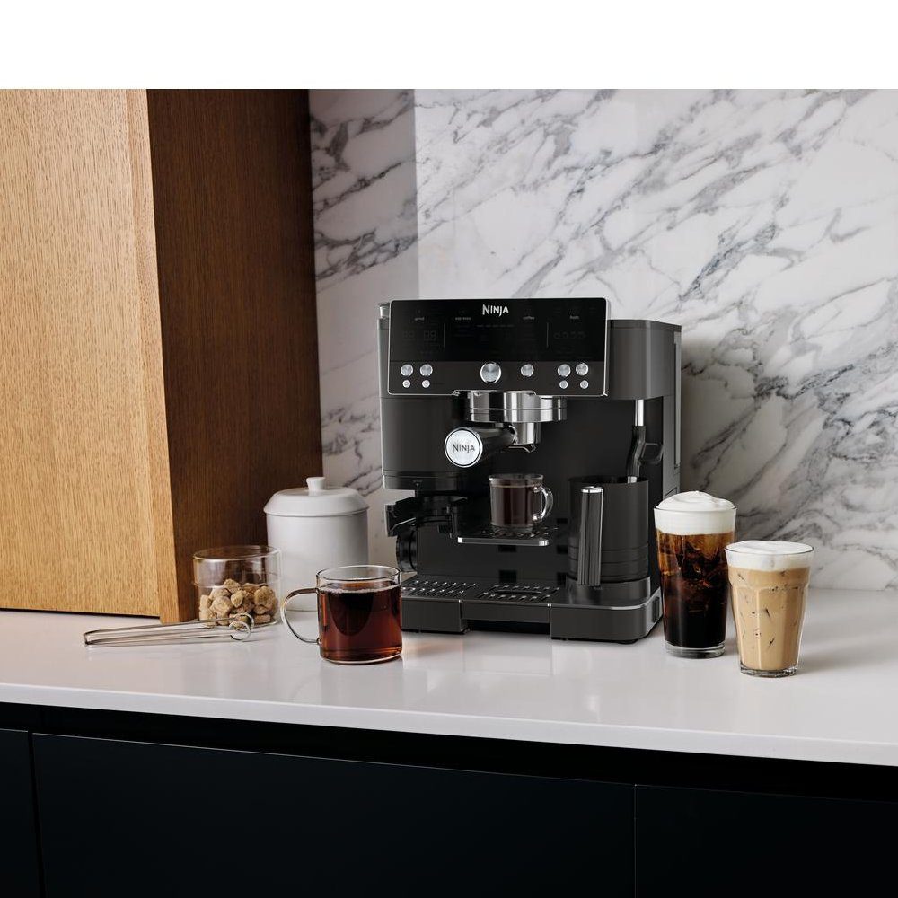 Ninja Freestanding Fully Automatic Coffee Machine ES601UKBK - Black Ninja Freestanding Fully Automatic Coffee Machine ES601UKBK - Black