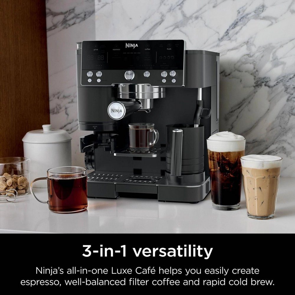 Ninja Freestanding Fully Automatic Coffee Machine ES601UKBK - Black Ninja Freestanding Fully Automatic Coffee Machine ES601UKBK - Black