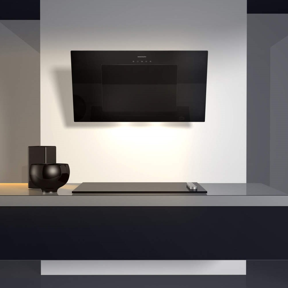 Rangemaster Opal 100cm Chimney Hood OPLHD100BL/ - Black Rangemaster Opal 100cm Chimney Hood OPLHD100BL/ - Black