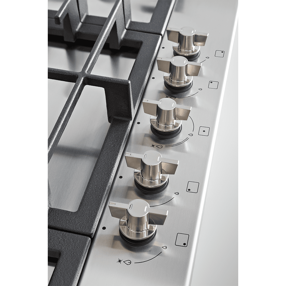 Bertazzoni 90cm Modern Series 5 Burner Gas Hob P905CMODX - Stainless Steel Bertazzoni 90cm Modern Series 5 Burner Gas Hob P905CMODX - Stainless Steel
