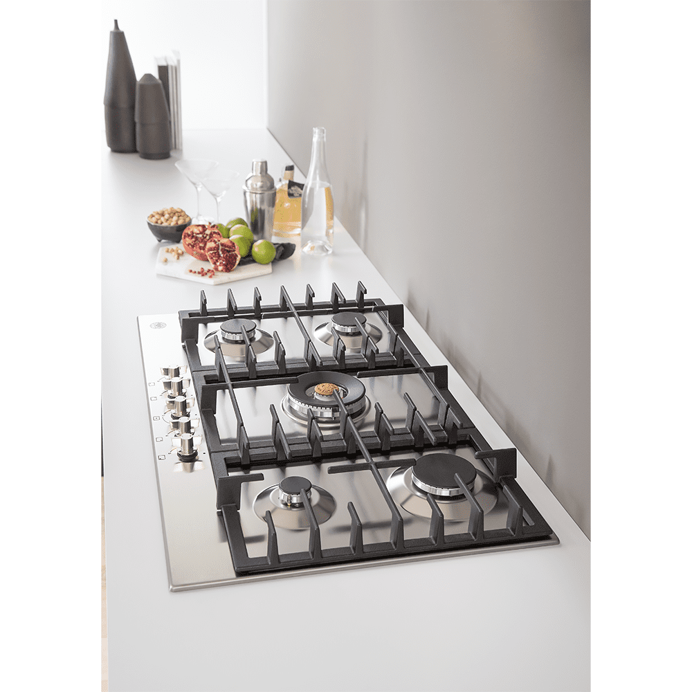 Bertazzoni 90cm Modern Series 5 Burner Gas Hob P905CMODX - Stainless Steel Bertazzoni 90cm Modern Series 5 Burner Gas Hob P905CMODX - Stainless Steel