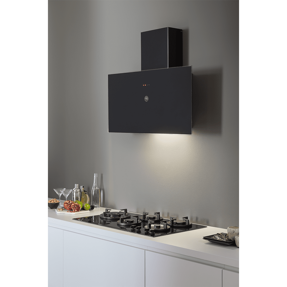 Bertazzoni 90cm Professional Series 5 Burner Gas On Glass Hob P905LPROGNE - Black Bertazzoni 90cm Professional Series 5 Burner Gas On Glass Hob P905LPROGNE - Black