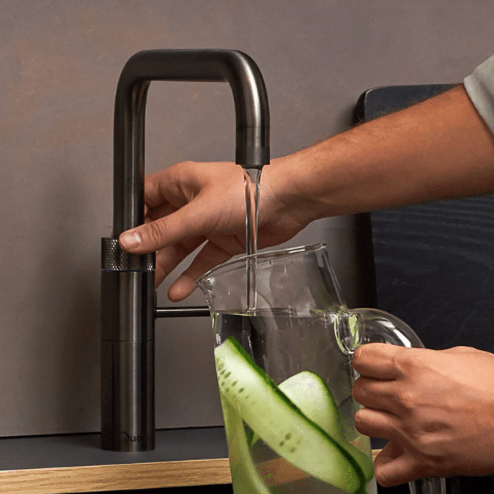 Quooker FNSGME Combi Fusion Square Boiling Water Tap COMBI 2.2 FUSION SQUARE GUNMETAL - GUNMETAL. Quooker FNSGME Combi Fusion Square Boiling Water Tap COMBI 2.2 FUSION SQUARE GUNMETAL - GUNMETAL.