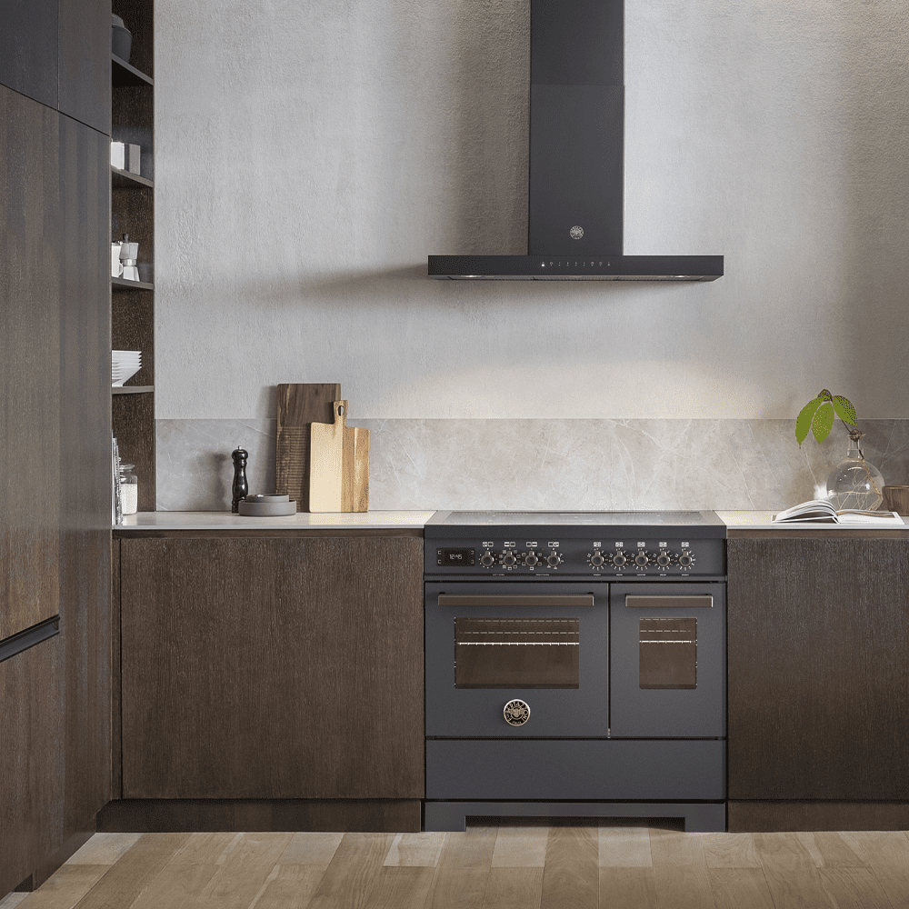 Bertazzoni 90cm Professional Induction Range Cooker PRO95I2ECAT - CARBONIO Bertazzoni 90cm Professional Induction Range Cooker PRO95I2ECAT - CARBONIO