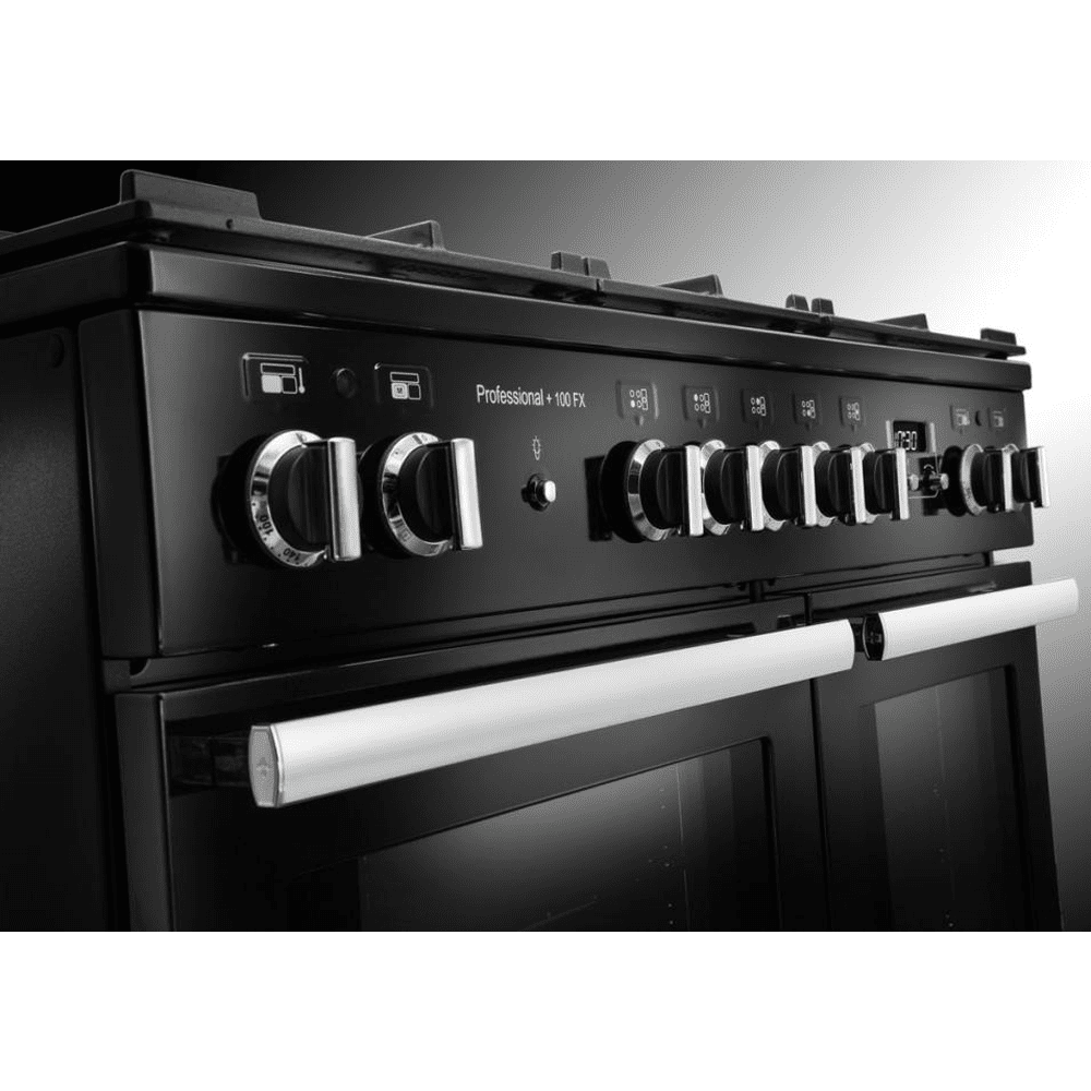 Rangemaster Professional Plus FX 100cm Dual Fuel Range Cooker 123350 PROPL100FXDFFGB/C - Black Rangemaster Professional Plus FX 100cm Dual Fuel Range Cooker 123350 PROPL100FXDFFGB/C - Black