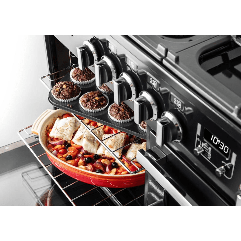 Rangemaster Professional Plus FX 100cm Dual Fuel Range Cooker 123350 PROPL100FXDFFGB/C - Black Rangemaster Professional Plus FX 100cm Dual Fuel Range Cooker 123350 PROPL100FXDFFGB/C - Black