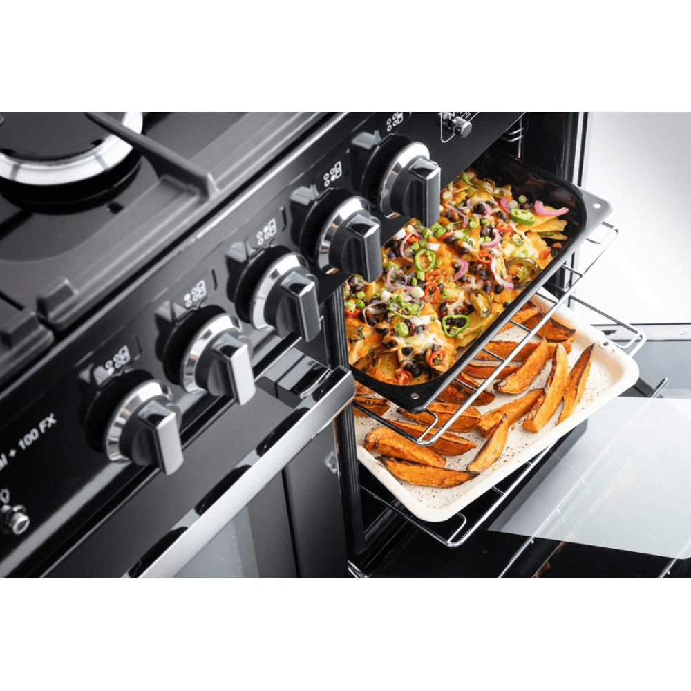 Rangemaster Professional Plus FX 100cm Dual Fuel Range Cooker 123350 PROPL100FXDFFGB/C - Black Rangemaster Professional Plus FX 100cm Dual Fuel Range Cooker 123350 PROPL100FXDFFGB/C - Black
