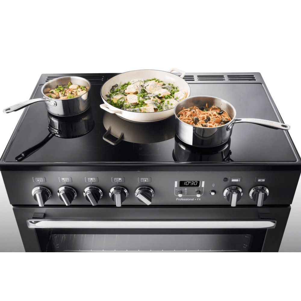 Rangemaster Professional Plus FX 90cm Induction Range Cooker 96330 PROP90FXEICY/C - Cranberry Rangemaster Professional Plus FX 90cm Induction Range Cooker 96330 PROP90FXEICY/C - Cranberry