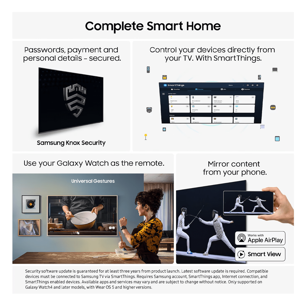 Samsung 2025 83" S90F OLED 4K HDR Smart TV QE83S90FAEXXU - Black Samsung 2025 83" S90F OLED 4K HDR Smart TV QE83S90FAEXXU - Black