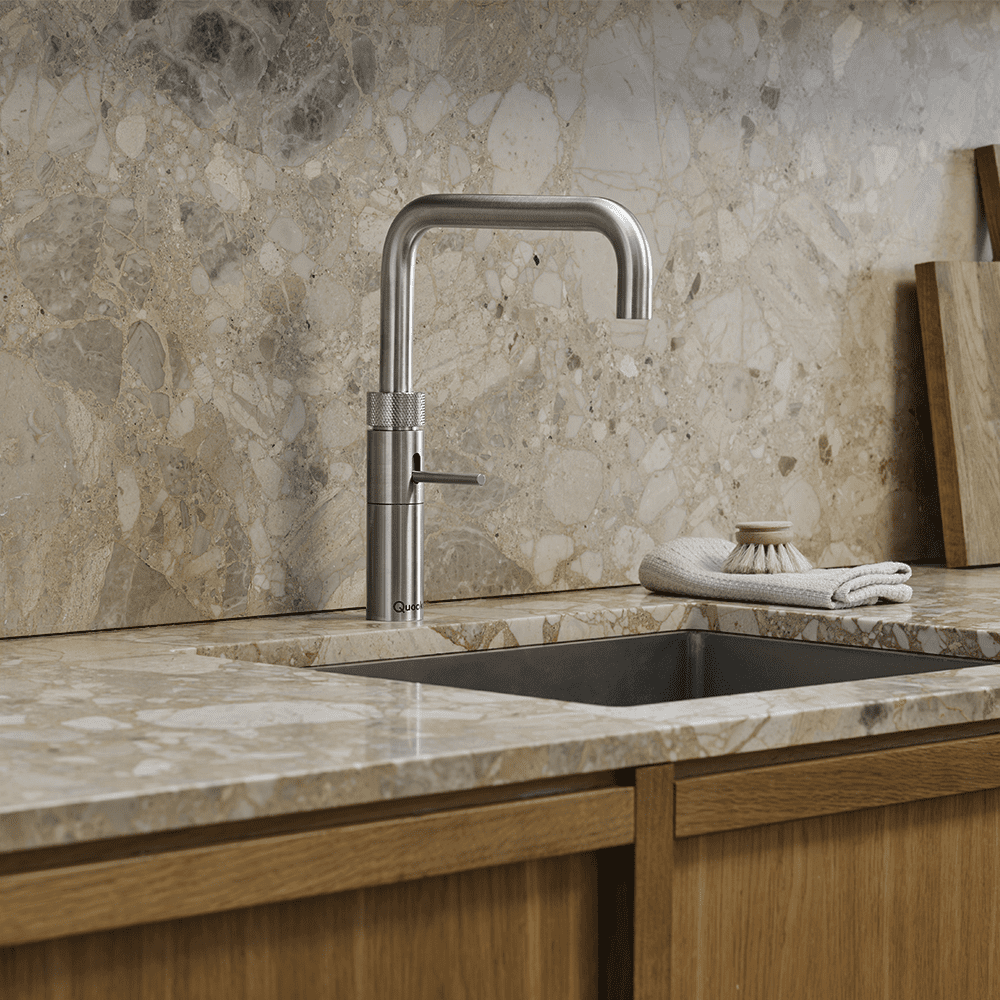 Quooker FNSSST Combi Fusion Square 3-in-1 Boiling Water Tap COMBI 2.2 FUSION SQUARE SS - STAINLESS STEEL. Quooker FNSSST Combi Fusion Square 3-in-1 Boiling Water Tap COMBI 2.2 FUSION SQUARE SS - STAINLESS STEEL.