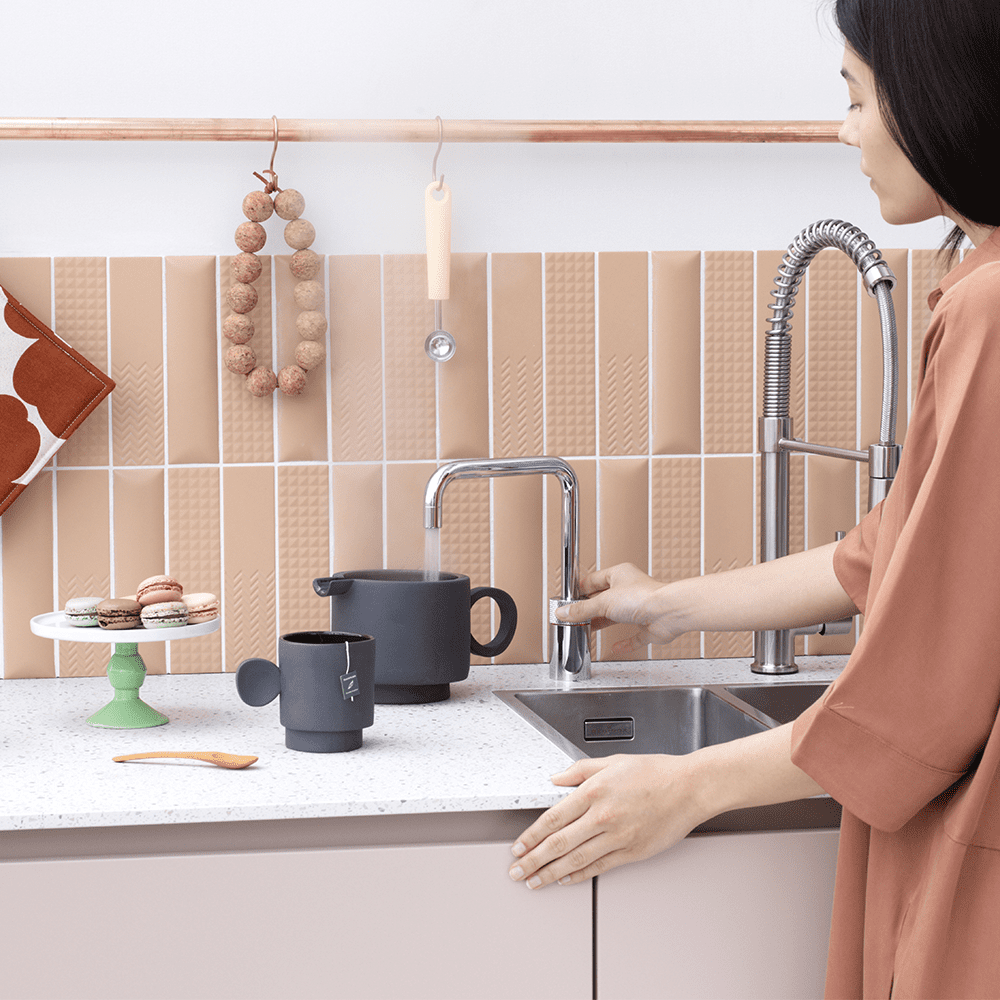 Quooker Square Nordic Boiling Water Tap PRO3 NORDIC SQUARE CH NSSCHR - Chrome Quooker Square Nordic Boiling Water Tap PRO3 NORDIC SQUARE CH NSSCHR - Chrome