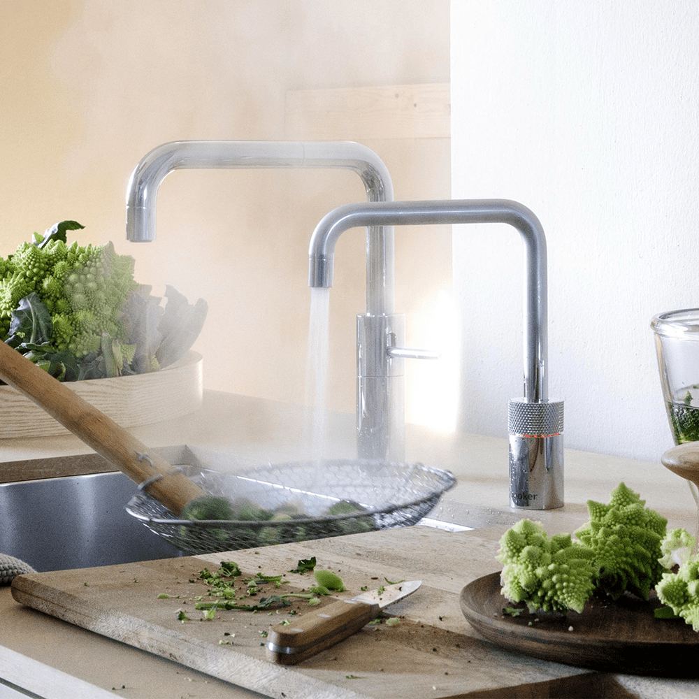 Quooker Square Nordic Boiling Water Tap PRO3 NORDIC SQUARE CH NSSCHR - Chrome Quooker Square Nordic Boiling Water Tap PRO3 NORDIC SQUARE CH NSSCHR - Chrome