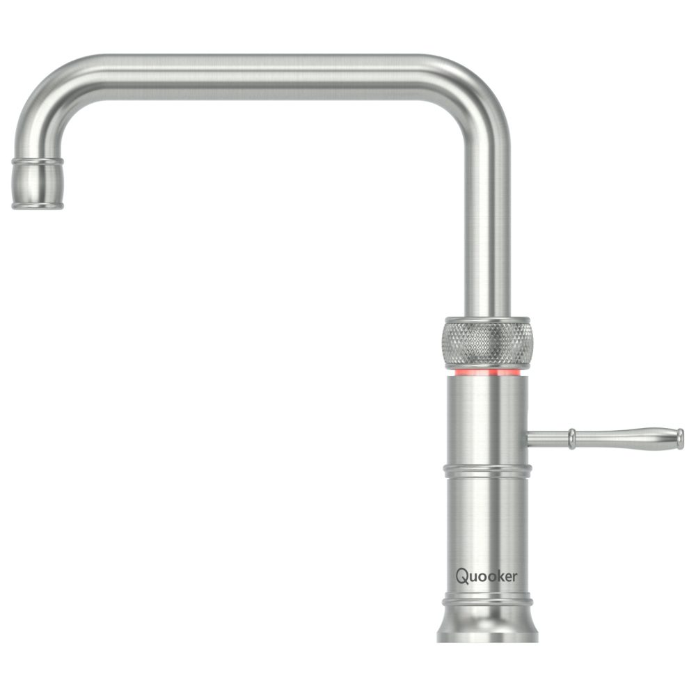 Quooker CFNSSST Classic Square Fusion 3-in-1 Boiling Water Tap PRO3 CLASSIC FUSION SQUARE SS - STAINLESS STEEL. Quooker CFNSSST Classic Square Fusion 3-in-1 Boiling Water Tap PRO3 CLASSIC FUSION SQUARE SS - STAINLESS STEEL.