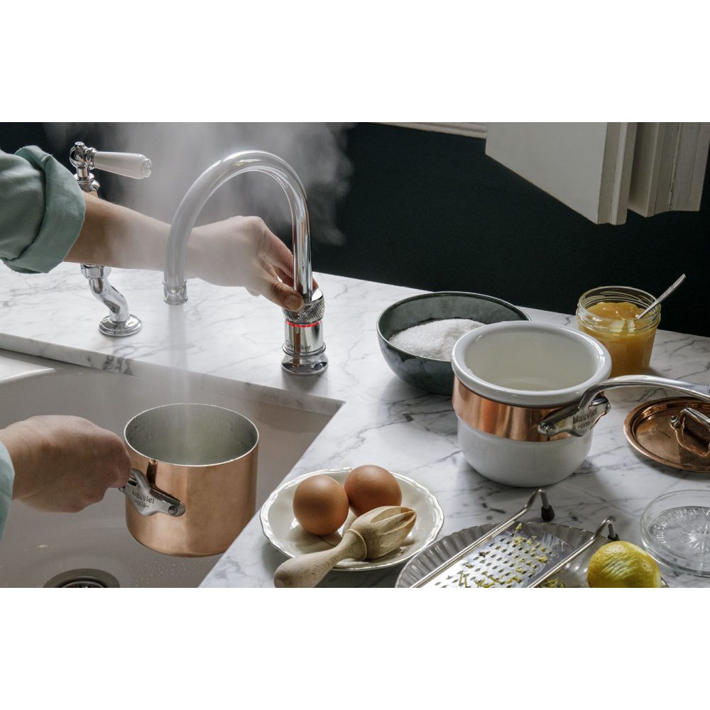 Quooker CNSRNIC Classic Round Nordic Boiling Water Tap PRO3 CLASSIC NORDIC ROUND NICKEL - NICKEL. Quooker CNSRNIC Classic Round Nordic Boiling Water Tap PRO3 CLASSIC NORDIC ROUND NICKEL - NICKEL.