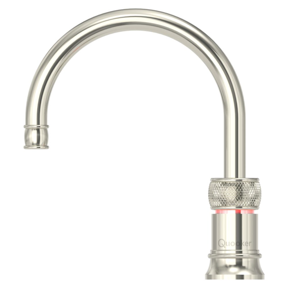 Quooker CNSRNIC Classic Round Nordic Boiling Water Tap PRO3 CLASSIC NORDIC ROUND NICKEL - NICKEL. Quooker CNSRNIC Classic Round Nordic Boiling Water Tap PRO3 CLASSIC NORDIC ROUND NICKEL - NICKEL.