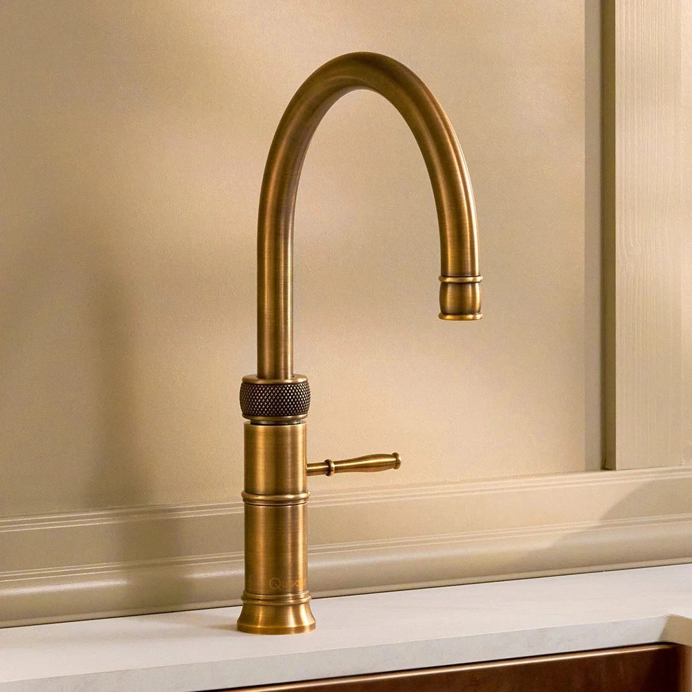 Quooker CFNRPTB Combi Classic Fusion Round 3-in-1 Boiling Water Tap COMBI 2.2 CLASSIC FUSION ROUND PTN - PATINATED BRASS. Quooker CFNRPTB Combi Classic Fusion Round 3-in-1 Boiling Water Tap COMBI 2.2 CLASSIC FUSION ROUND PTN - PATINATED BRASS.