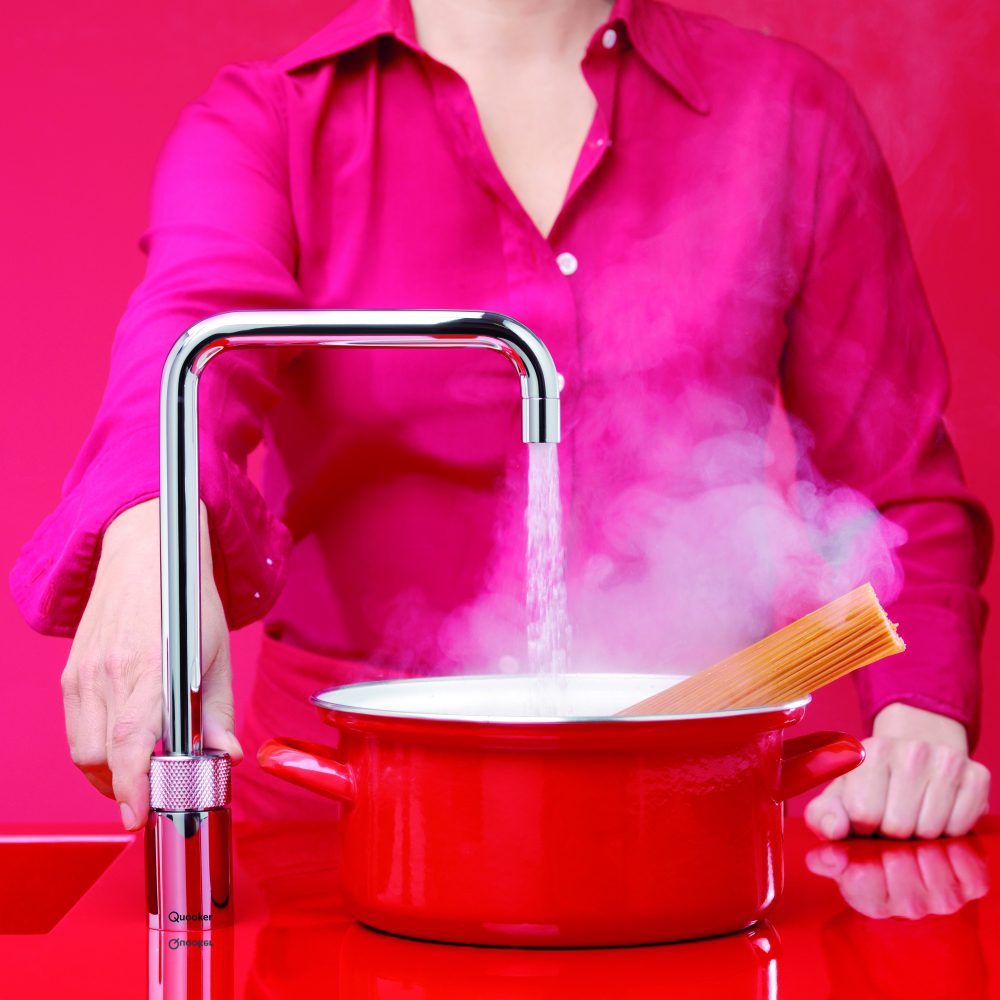 Quooker Square Nordic Boiling Water Tap PRO3 NORDIC SQUARE CH NSSCHR - Chrome Quooker Square Nordic Boiling Water Tap PRO3 NORDIC SQUARE CH NSSCHR - Chrome