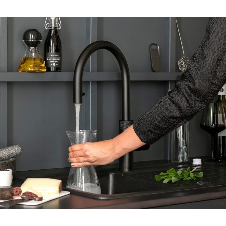 Quooker Combi Flex Boiling Water Tap COMBI 2.2 FLEX BLK FXRBLK - Black Quooker Combi Flex Boiling Water Tap COMBI 2.2 FLEX BLK FXRBLK - Black