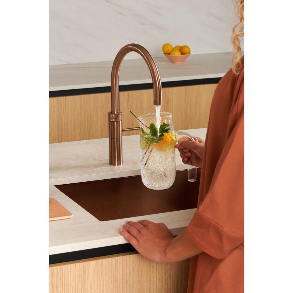 Quooker FNRRCO Round Fusion Boiling Water Tap PRO3 FUSION ROUND ROSE COPPER - ROSE COPPER. Quooker FNRRCO Round Fusion Boiling Water Tap PRO3 FUSION ROUND ROSE COPPER - ROSE COPPER.