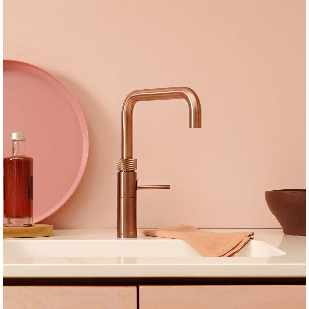 Quooker FNSRCO Square Fusion Boiling Water Tap PRO3 FUSION SQUARE ROSE COPPER - ROSE COPPER. Quooker FNSRCO Square Fusion Boiling Water Tap PRO3 FUSION SQUARE ROSE COPPER - ROSE COPPER.