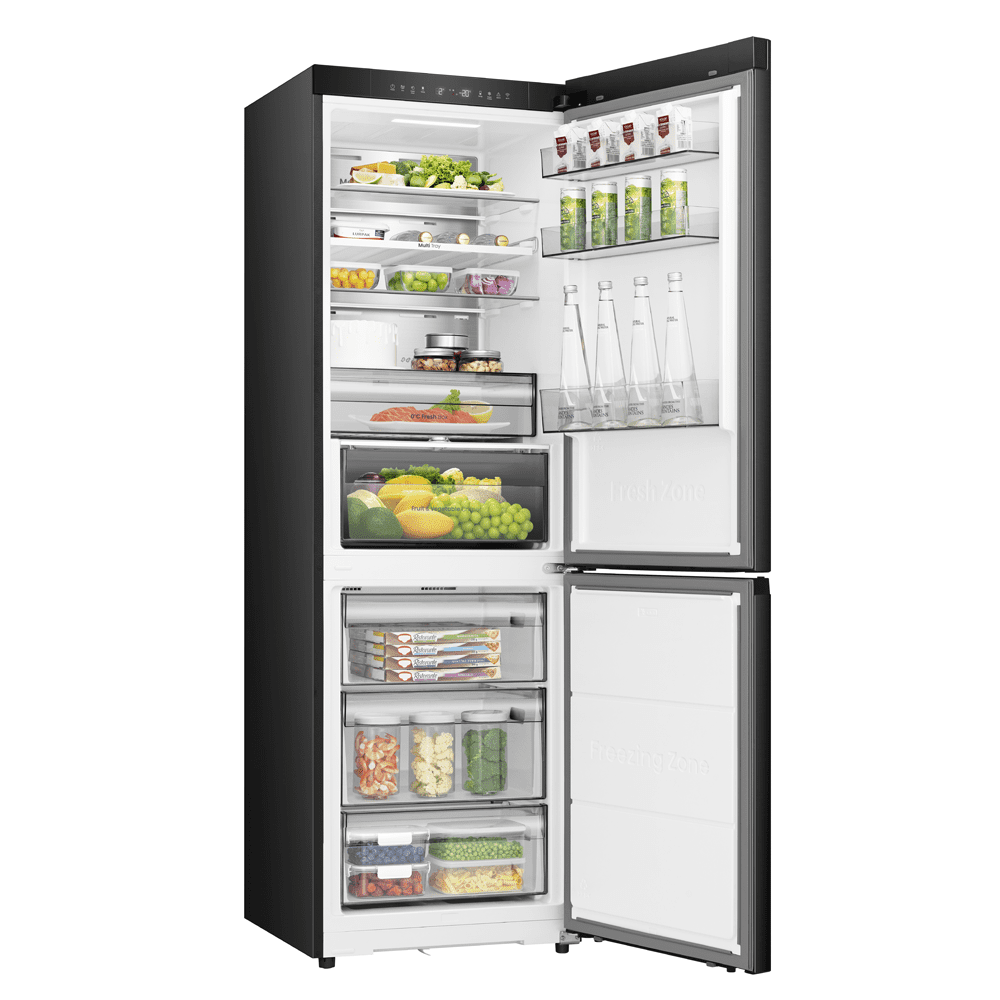 Hisense 60cm KitchenFit Frost Free Fridge Freezer RB3K330SAFC - Black Hisense 60cm KitchenFit Frost Free Fridge Freezer RB3K330SAFC - Black