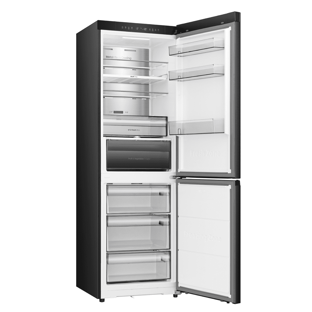 Hisense 60cm KitchenFit Frost Free Fridge Freezer RB3K330SAFC - Black Hisense 60cm KitchenFit Frost Free Fridge Freezer RB3K330SAFC - Black