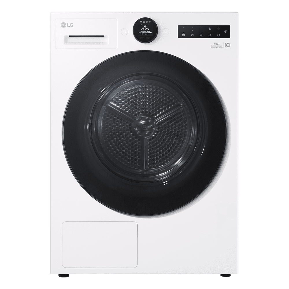 LG Series 7 AI Dry 10kg Heat Pump Tumble Dryer RHX7010TWB - White