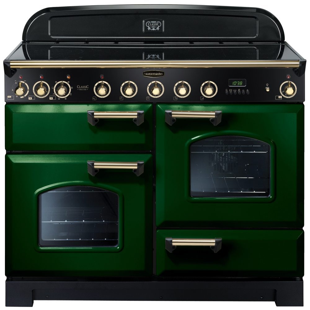 Rangemaster Classic Deluxe 110cm Induction Range Cooker 113080 CDL110EIRG/B - RACING GREEN Rangemaster Classic Deluxe 110cm Induction Range Cooker 113080 CDL110EIRG/B - RACING GREEN
