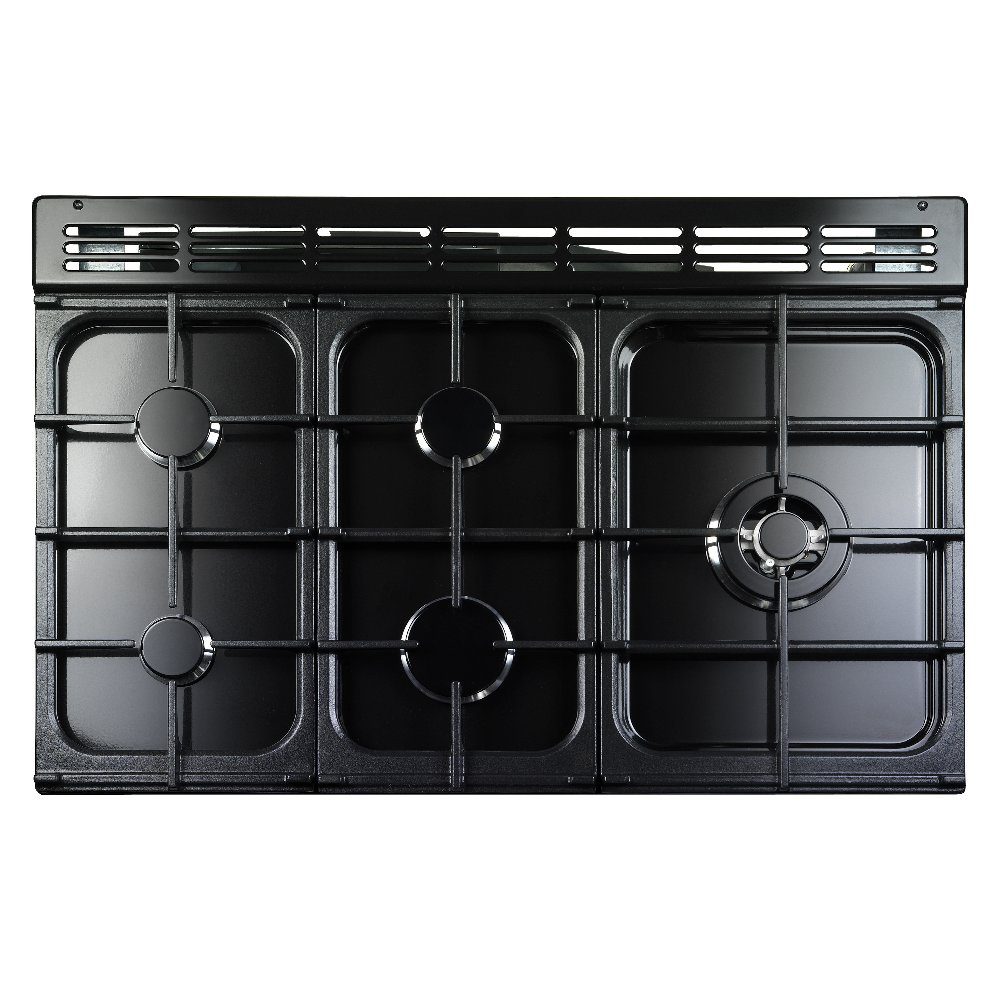 Rangemaster Classic 90cm Dual Fuel Range Cooker Chrome Trim 14150 CL90DFPGBL/CM1 - Black Rangemaster Classic 90cm Dual Fuel Range Cooker Chrome Trim 14150 CL90DFPGBL/CM1 - Black