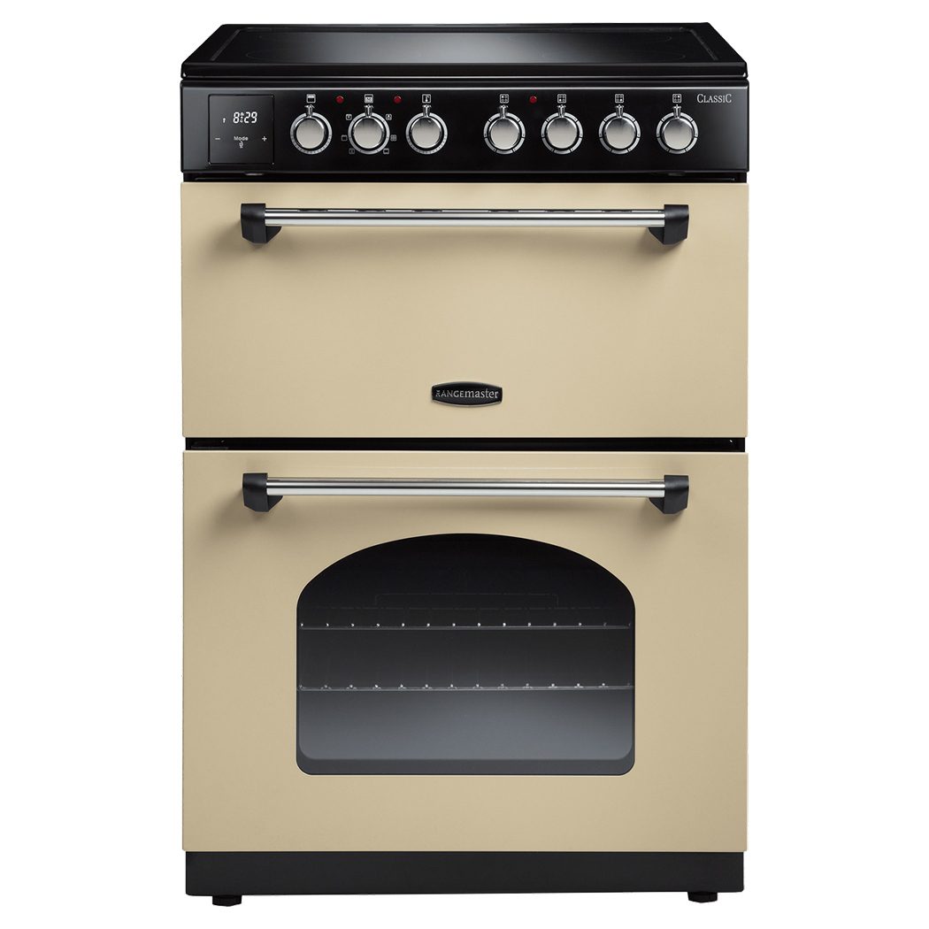 Rangemaster  Classic 60cm Freestanding Ceramic Cooker CLA60ECCR/C - Cream