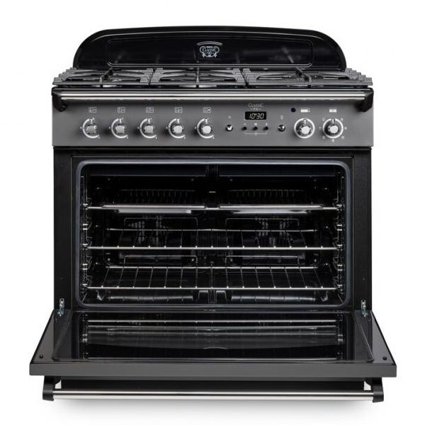 Rangemaster Classic FX 90cm Dual Fuel Range Cooker 12835 CLAS90FXDFFMG/B - Mineral Green Rangemaster Classic FX 90cm Dual Fuel Range Cooker 12835 CLAS90FXDFFMG/B - Mineral Green