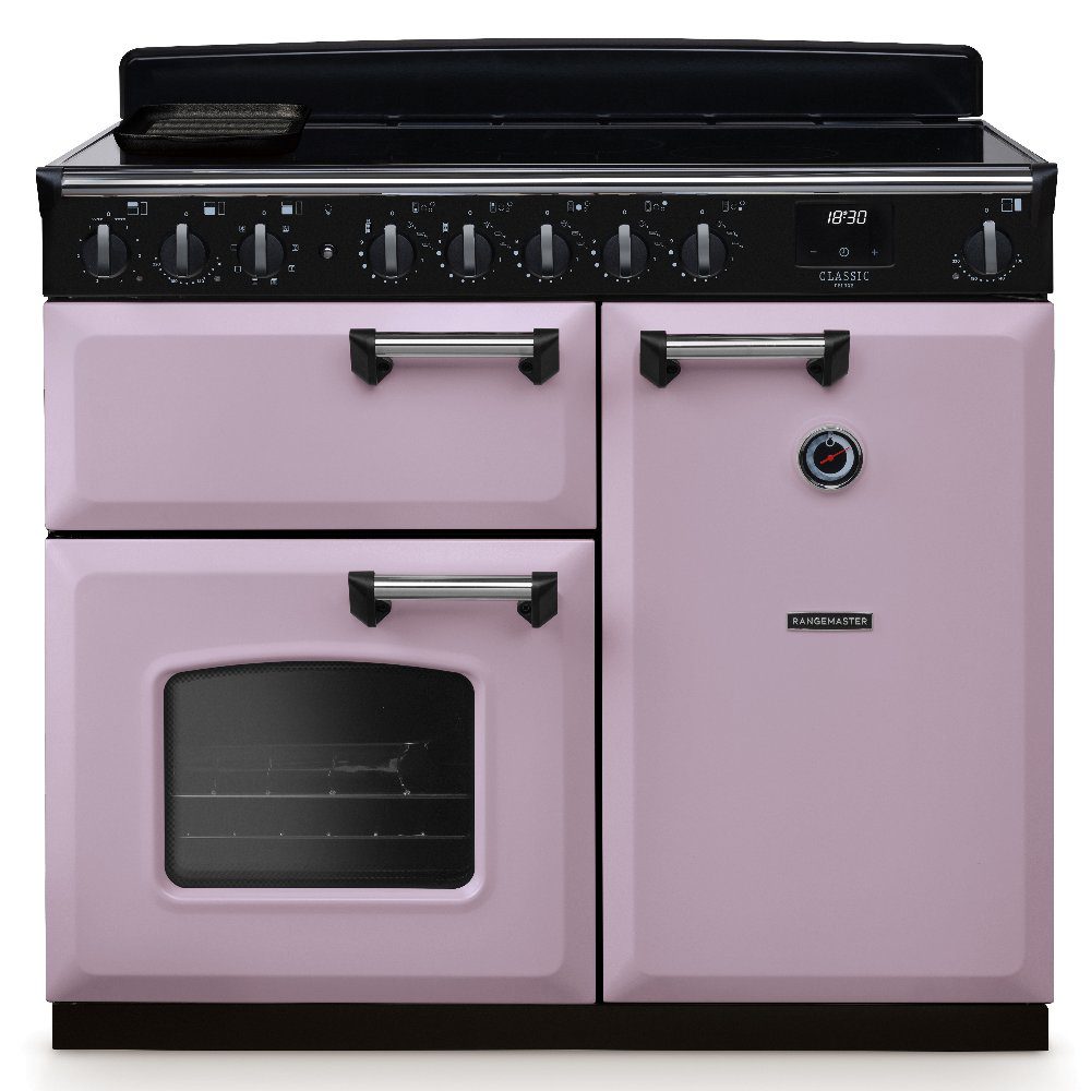 Rangemaster  Classic Deluxe 100cm Induction Range Cooker Chrome Trim 17815 CLDL100EIPHTH/CM1 - Heather