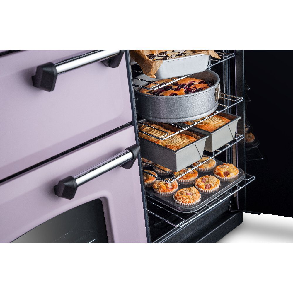 Rangemaster Classic Deluxe 100cm Induction Range Cooker Chrome Trim 17815 CLDL100EIPHTH/CM1 - Heather Rangemaster Classic Deluxe 100cm Induction Range Cooker Chrome Trim 17815 CLDL100EIPHTH/CM1 - Heather