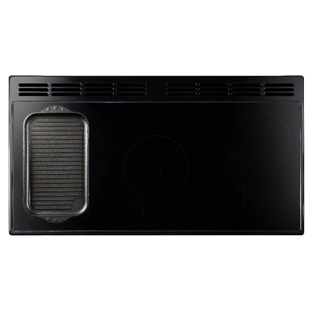 Rangemaster Classic Deluxe 90cm Induction Range Cooker Antique Brass Trim 18280 CLDL90EIPPCR/AB1 - Pale Cream Rangemaster Classic Deluxe 90cm Induction Range Cooker Antique Brass Trim 18280 CLDL90EIPPCR/AB1 - Pale Cream
