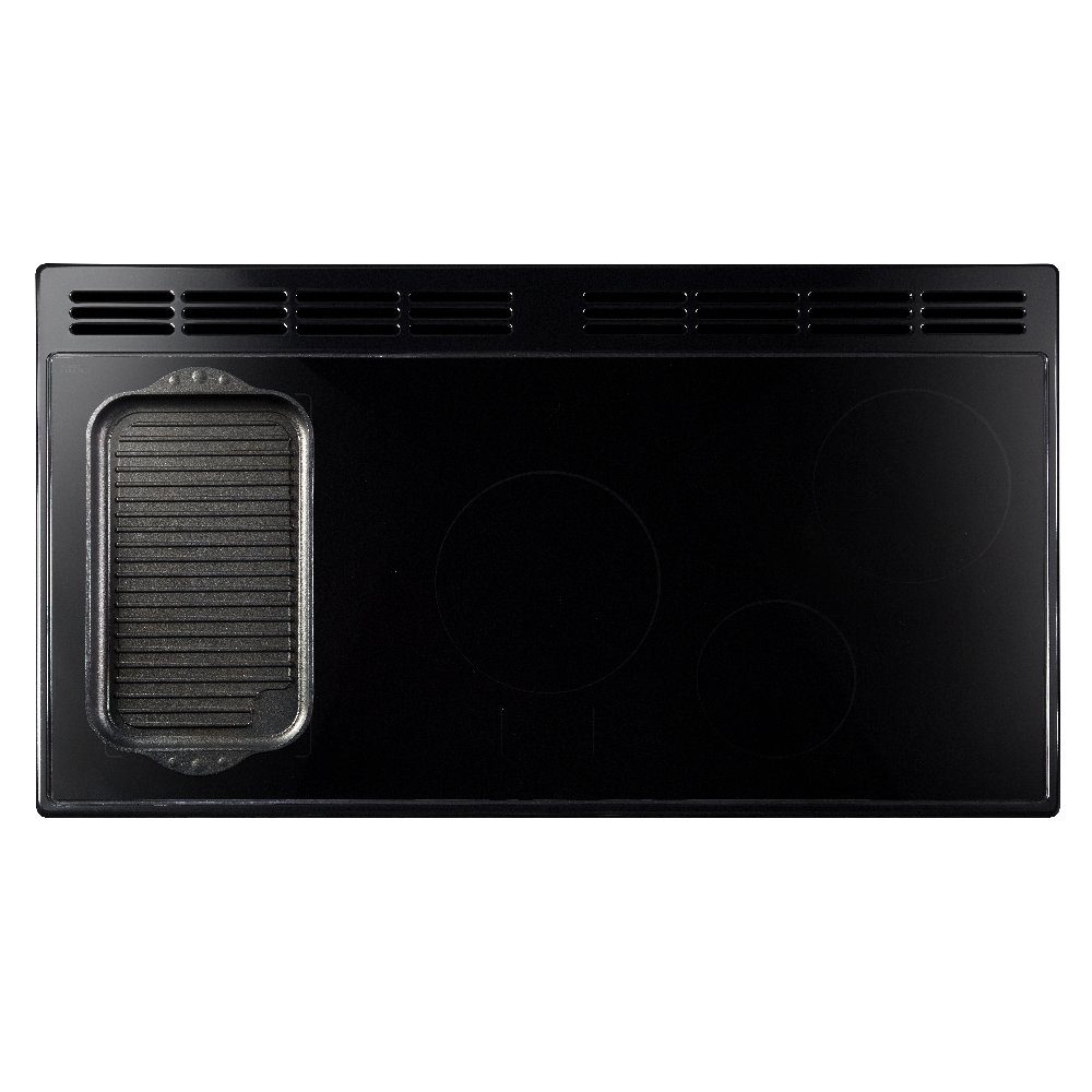 Rangemaster Classic Deluxe 90cm Induction Range Cooker Antique Brass Trim 18277 CLDL90EIPSLT/AB1 - Slate Rangemaster Classic Deluxe 90cm Induction Range Cooker Antique Brass Trim 18277 CLDL90EIPSLT/AB1 - Slate