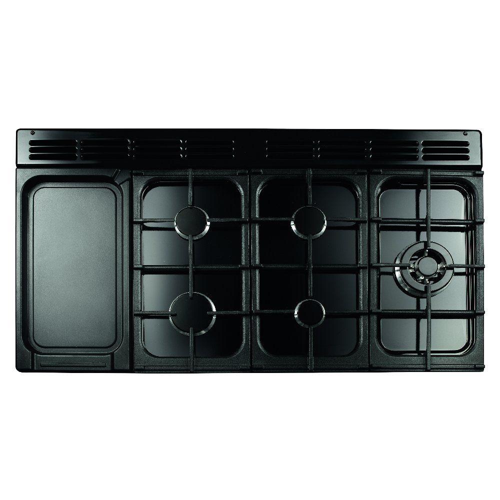 Rangemaster Classic Deluxe BC 110cm Dual Fuel Range Cooker Antique Brass Trim 18363 CLDLB110DFPGBL/AB1 - Black Rangemaster Classic Deluxe BC 110cm Dual Fuel Range Cooker Antique Brass Trim 18363 CLDLB110DFPGBL/AB1 - Black