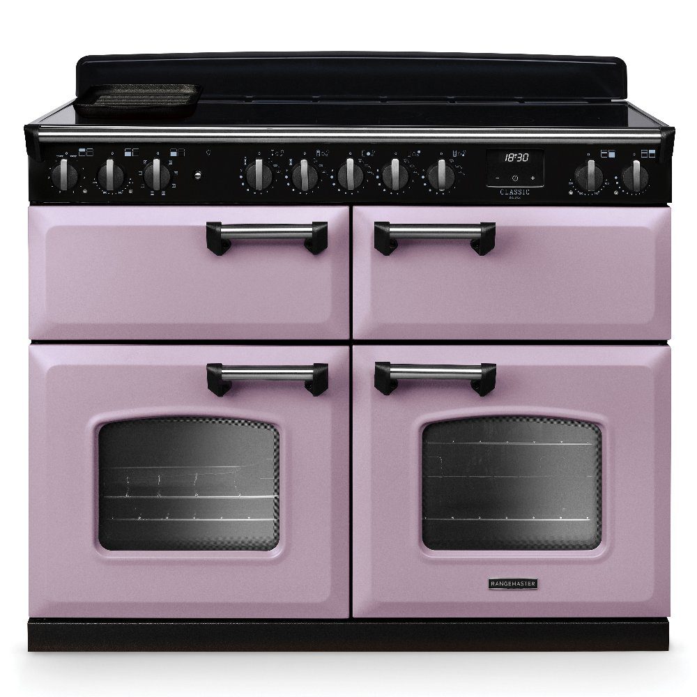Rangemaster  Classic Deluxe BC 110cm Induction Range Cooker Chrome Trim 17837 CLDLB110EIPHTH/CM1 - Heather