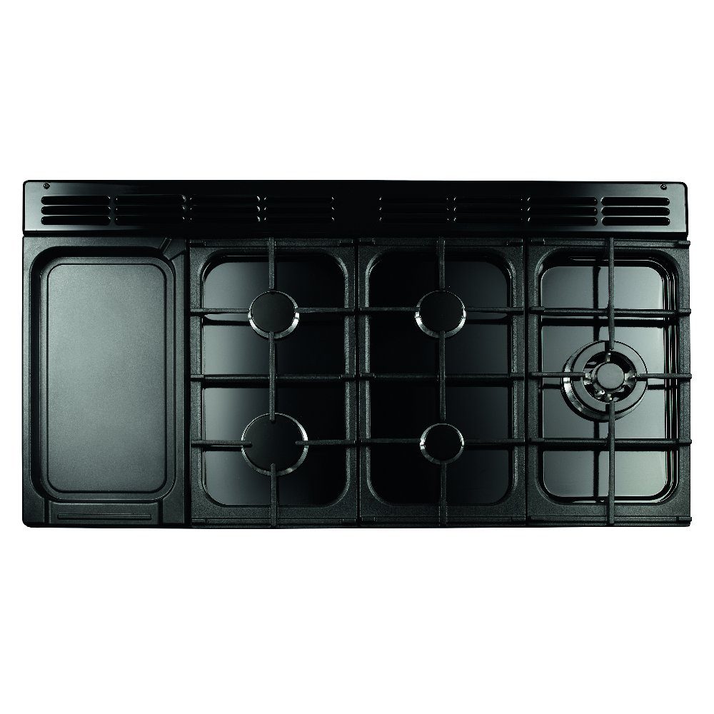 Rangemaster Classic Deluxe OC 110cm Dual Fuel Range Cooker Chrome Trim 14706 CLDLO110DFPGBL/CM1 - Black Rangemaster Classic Deluxe OC 110cm Dual Fuel Range Cooker Chrome Trim 14706 CLDLO110DFPGBL/CM1 - Black