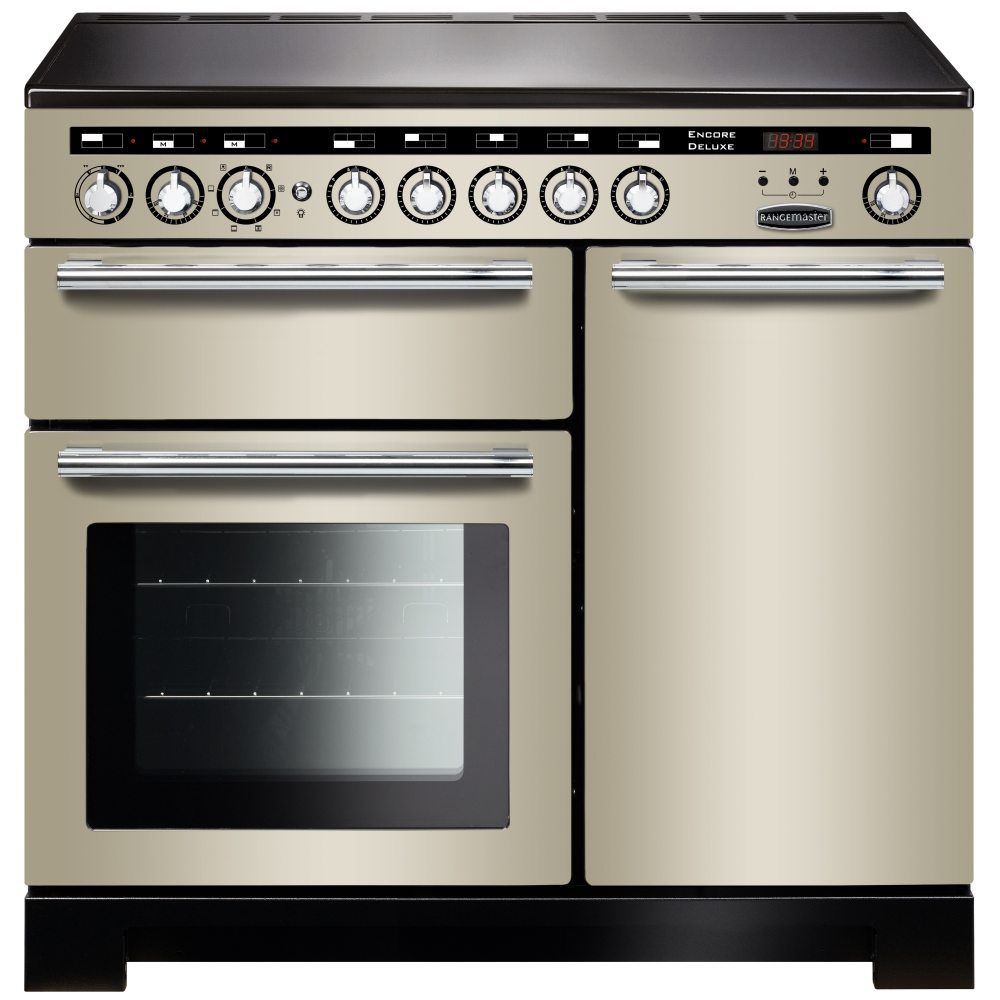 Rangemaster  Encore 100cm Deluxe Induction Range Cooker 117360 EDL100EIIV/C - Ivory