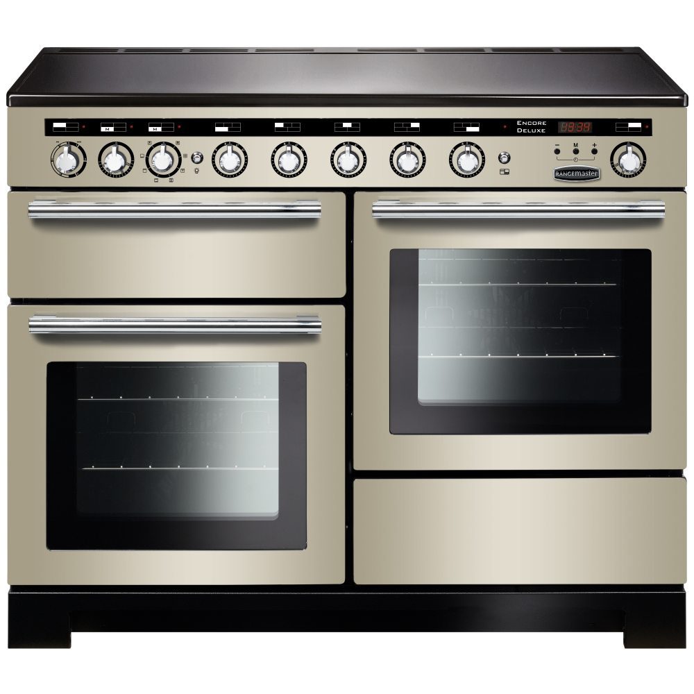 Rangemaster  Encore 110cm Deluxe Induction Range Cooker 117400 EDL110EIIV/C - Ivory